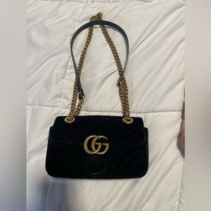 GUCCI Marmont Small Velvet bag